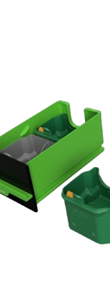 Stackable drawer system components