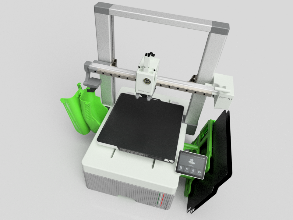 Image of the Drawer A1 Mini Low Edition, designed for your Bambu A1.