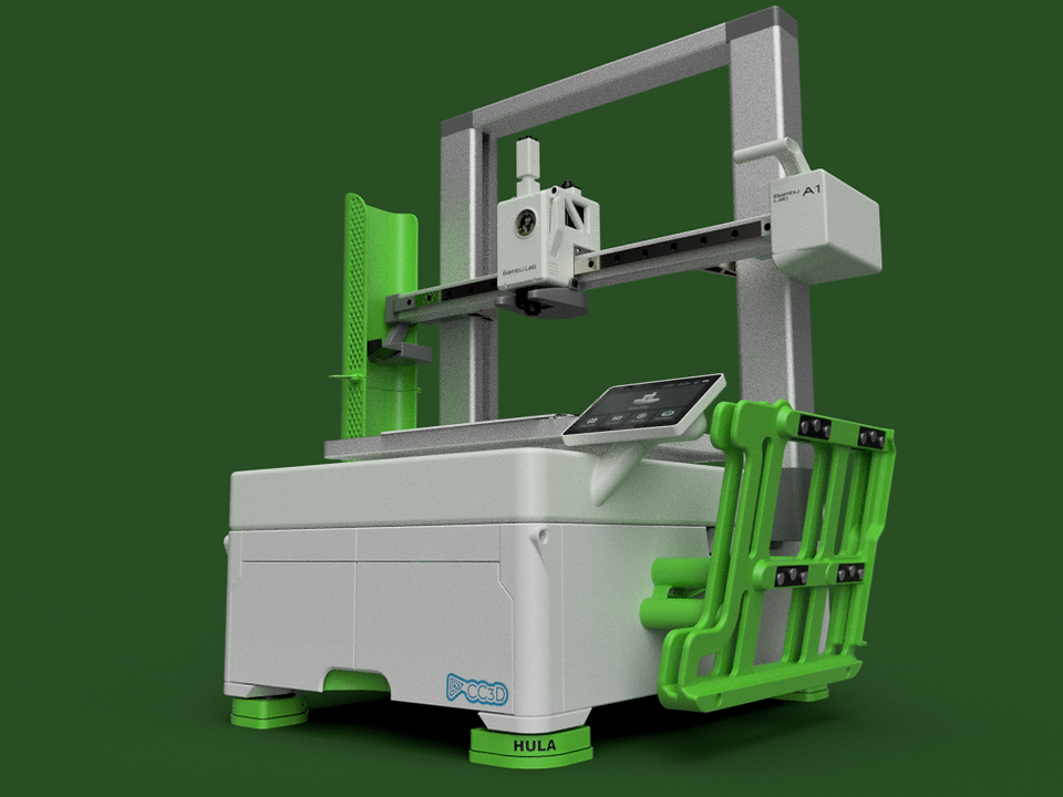 This project was created based on requests to allow HULA Feet to be used with the A1 Drawer Low Edition, helping absorb printer vibrations that would otherwise transfer to the surface. The corner brackets were adjusted to fit the HULA Feet with precision, fine-tuned down to millimeter accuracy. It takes around 5 hours of printing and uses 113 grams of filament, with PETG recommended for the best results. Feel free to share your mods and tag me on social media—I'd love to see your setups!