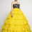 Thumbnail: Vibrant Yellow Top Dress set For Large