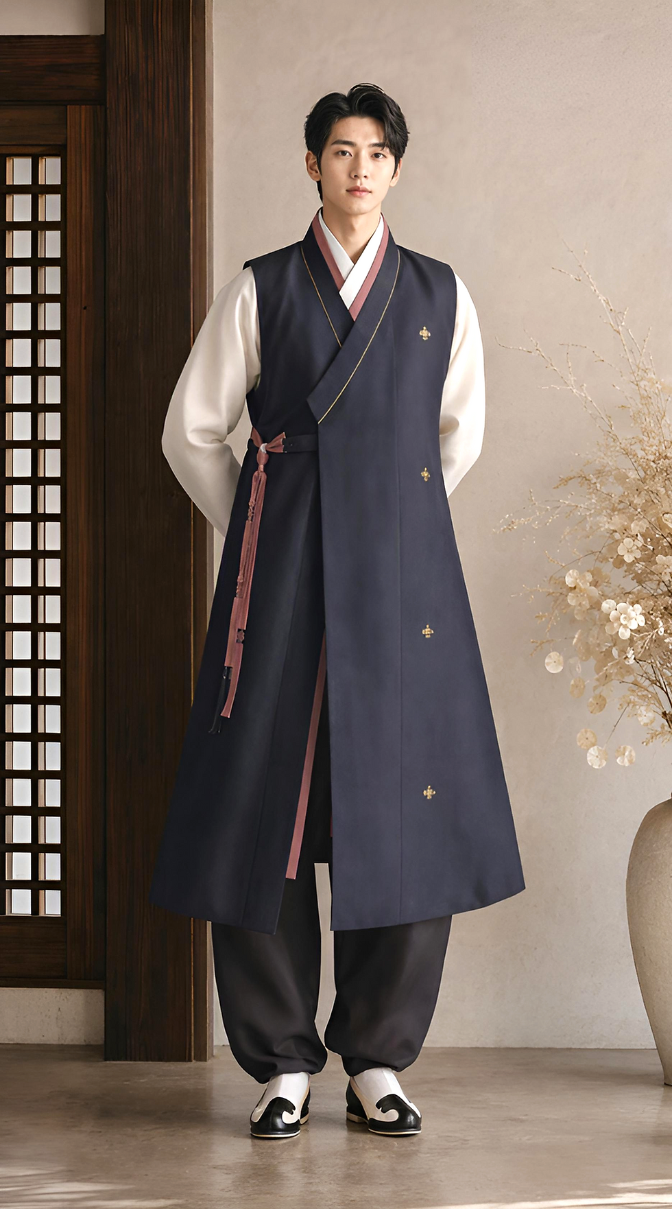 Thumbnail: Modern Traditional Matching Hanbok Set