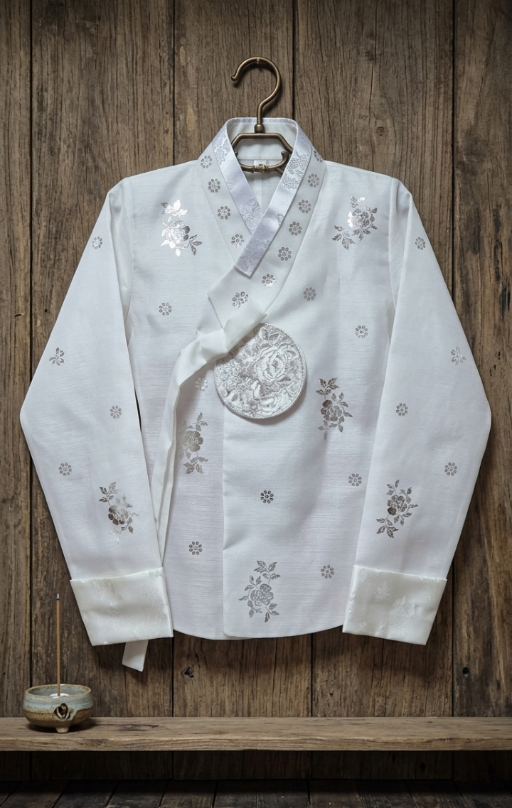 Thumbnail: Cutomized Silver printing Dang-ui set S-XL
