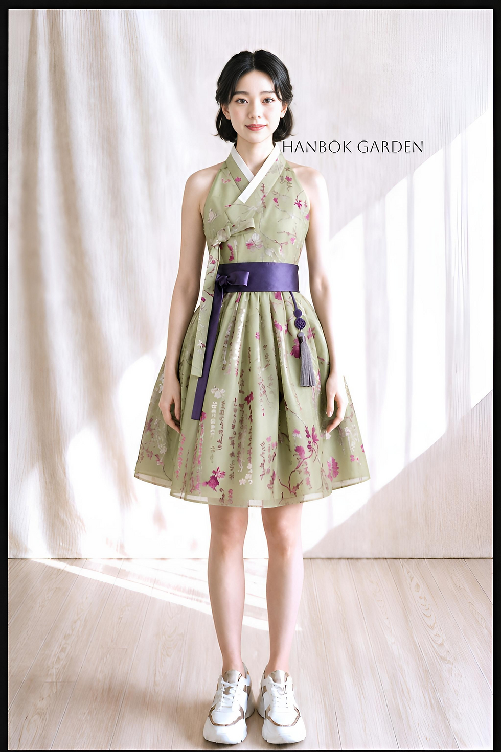 Thumbnail: Modern Floral Hanbok Mini Set