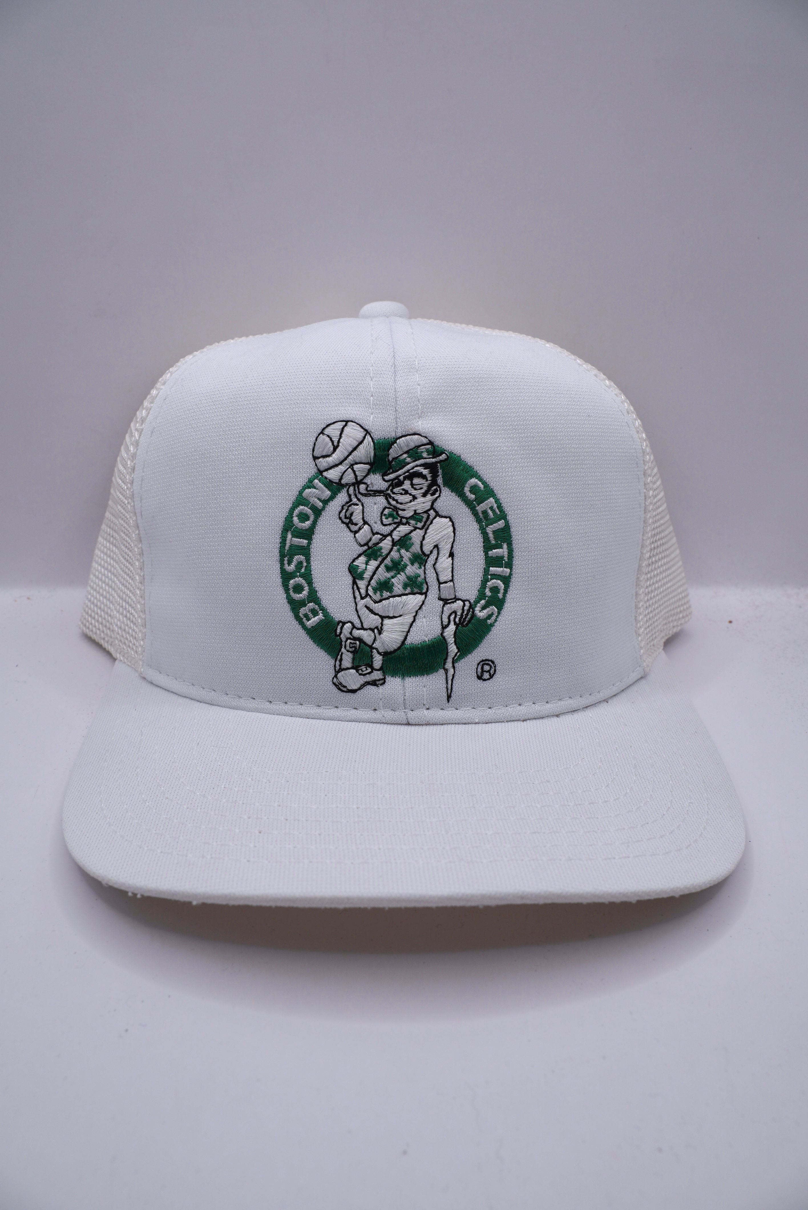 Vintage Boston Celtics Trucker Snapback Hat