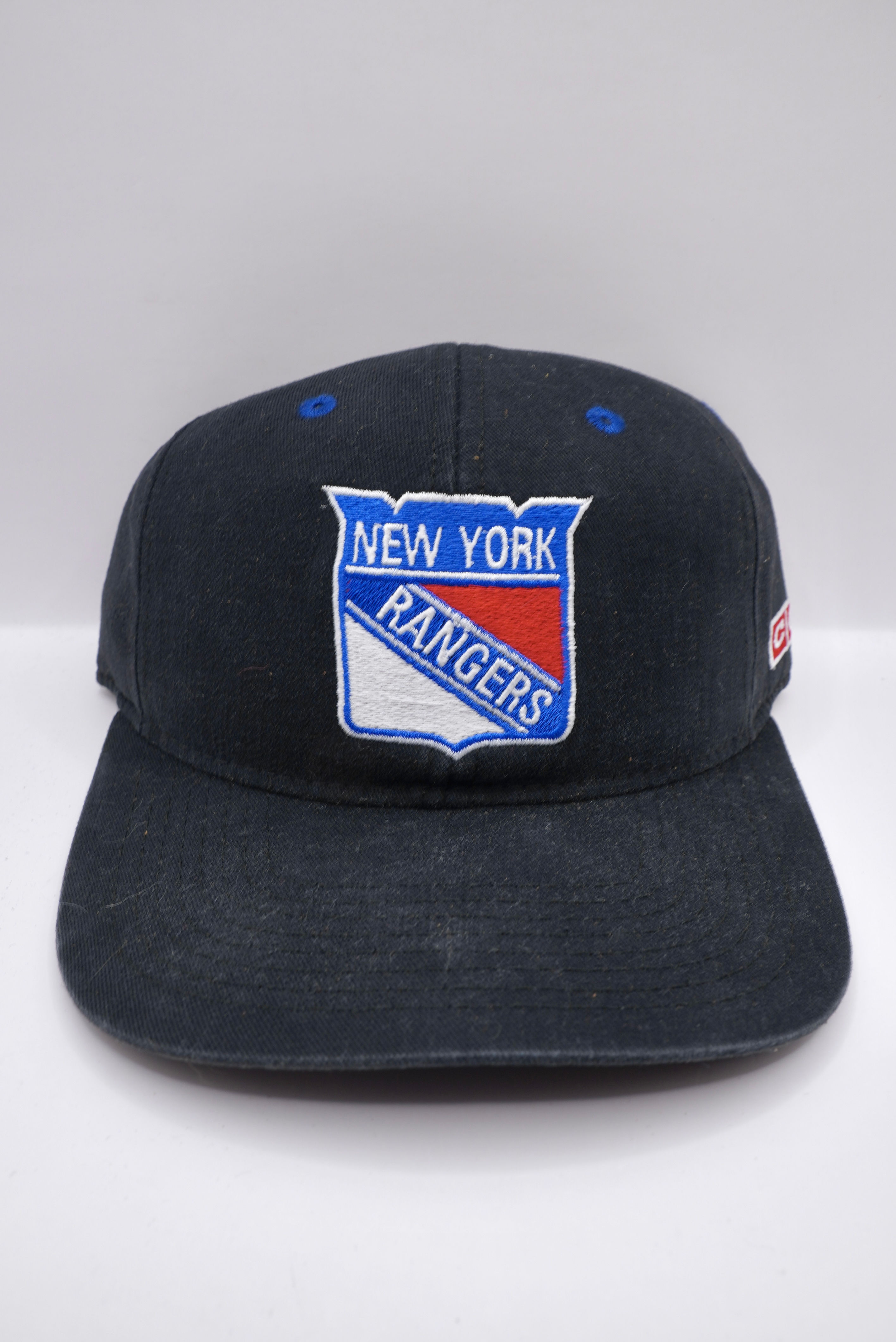 Vintage New York Rangers #1 Apparel Snapback Hat