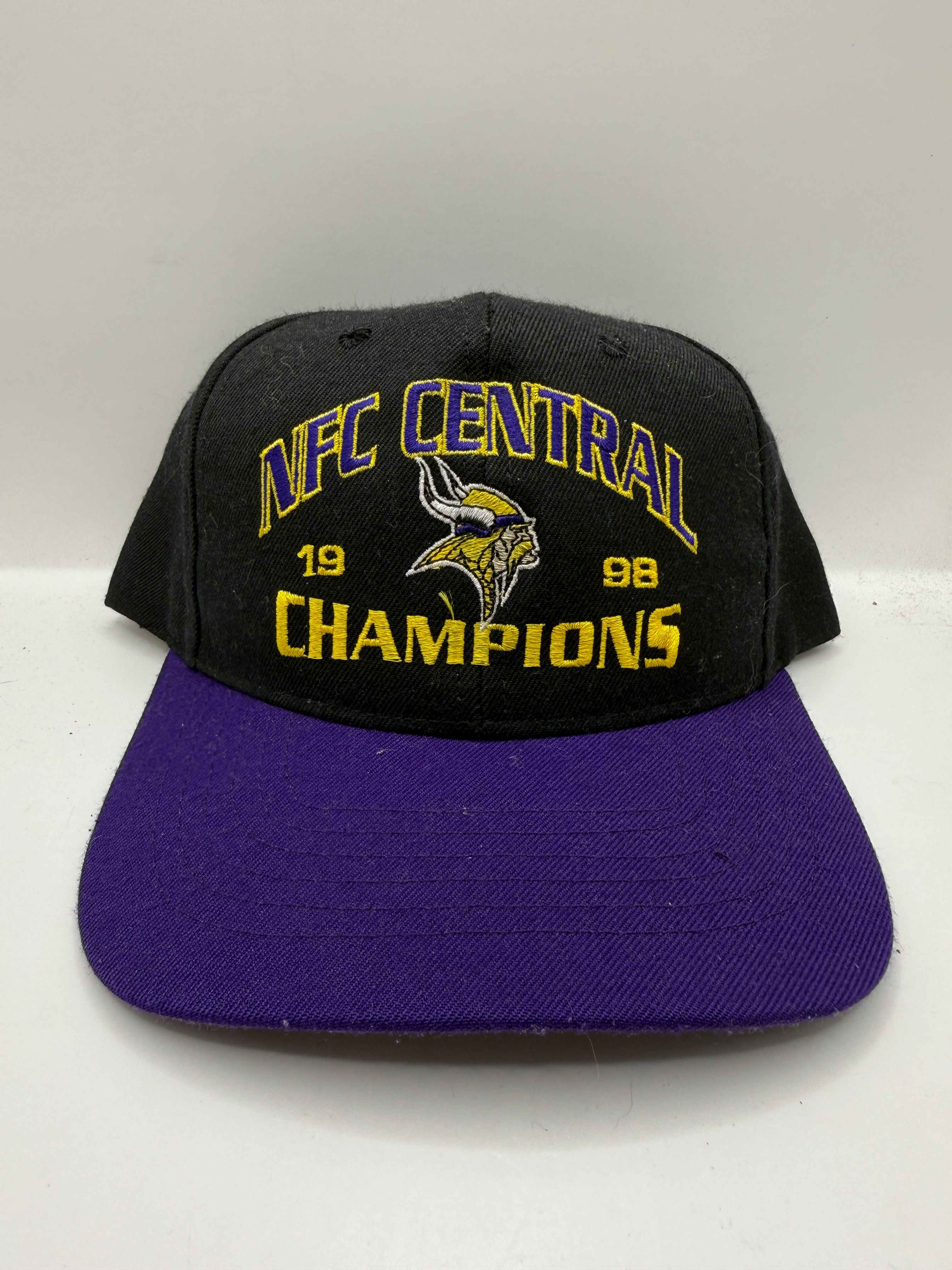 Vintage Minnesota Vikings 1998 NFC Central Snapback Hat