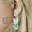 Thumbnail: "Gingham with Bow Bunny" Easter Bunny Earrings