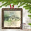 Thumbnail: Custom "Watercolor Home" Square Ornament