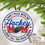 Thumbnail: "Hockey Mom" Round Hockey Sports Ornament