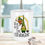 Thumbnail: White ceramic St. Patrick’s Day shot glass with Irish gnome, rainbow, pot of gold, and the phrase “Here for the Shenanigans”