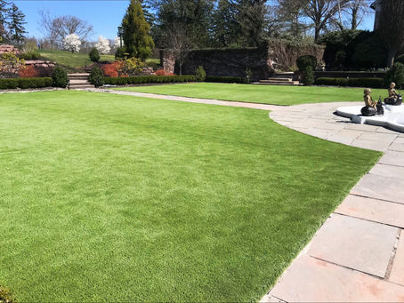 Out Door Turf Installation 