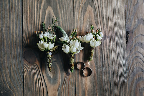 Wedding Rings And Flowers