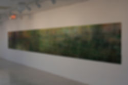 FOREVER GREEN, 2006 Woodcut 43-1/2” x 382”
