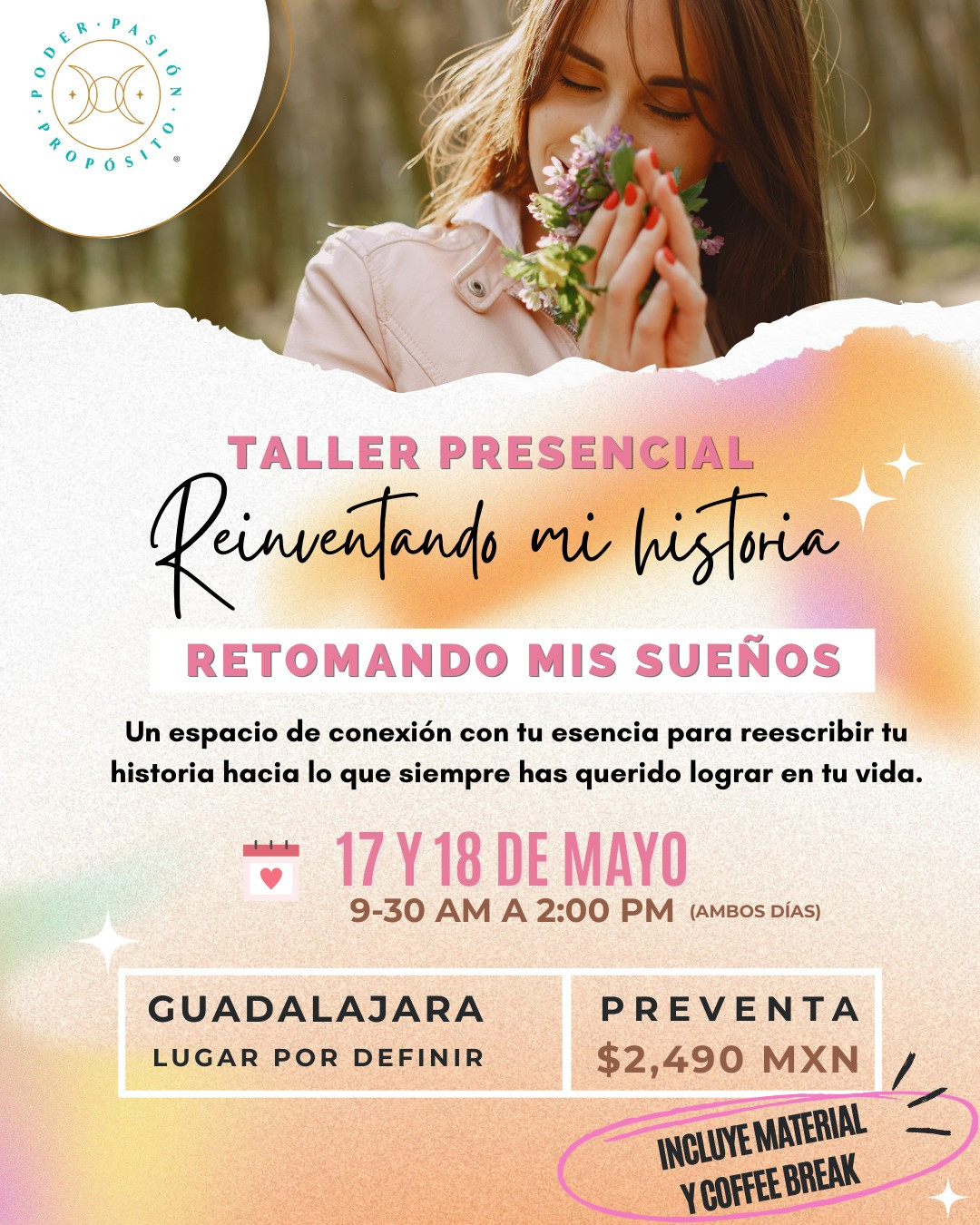 Taller Presencial "Reinventando mi historia, retomando mis sueños" (Guadalajara)