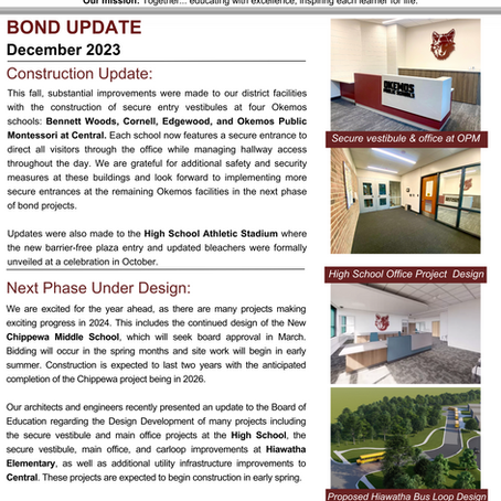 December 2023: Construction Project Report