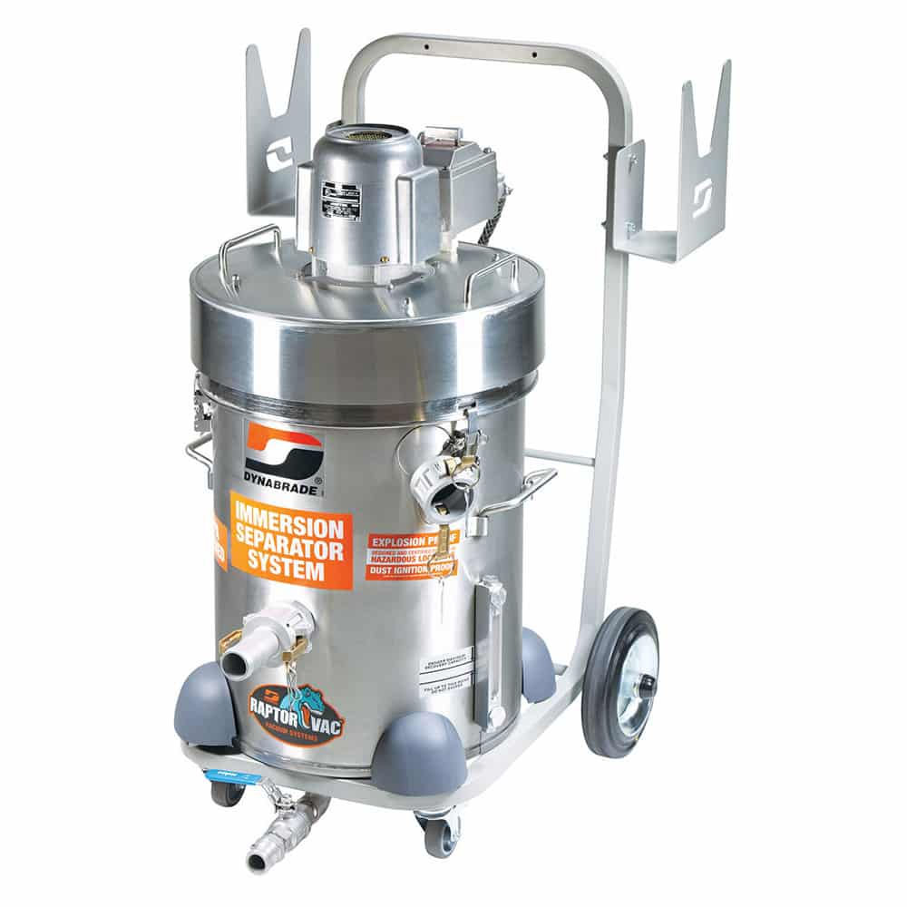 Dynabrade 61495 Raptor Vac Series Compact Electric Water Immersion Vac System, D