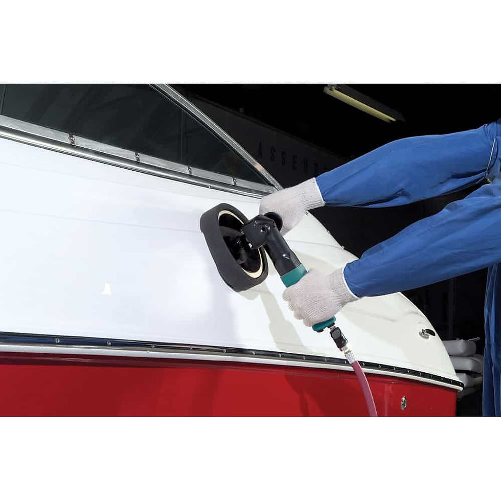 Thumbnail: 6"-8"  Dia. Right Angle Two-Hand Rotary Buffer,51459