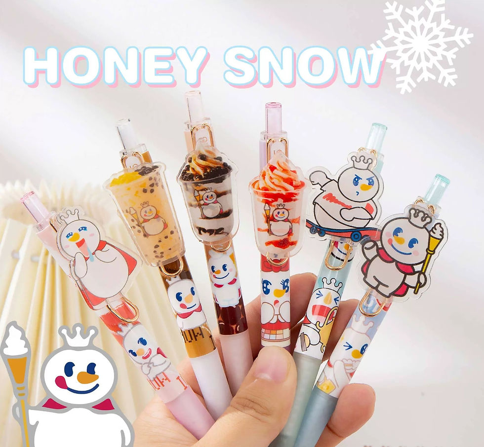 Thumbnail: Snow King Gel 0.5mm Black Pen蜜雪中性笔