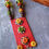 Thumbnail: Aboli Fabric wooden glass beads necklace