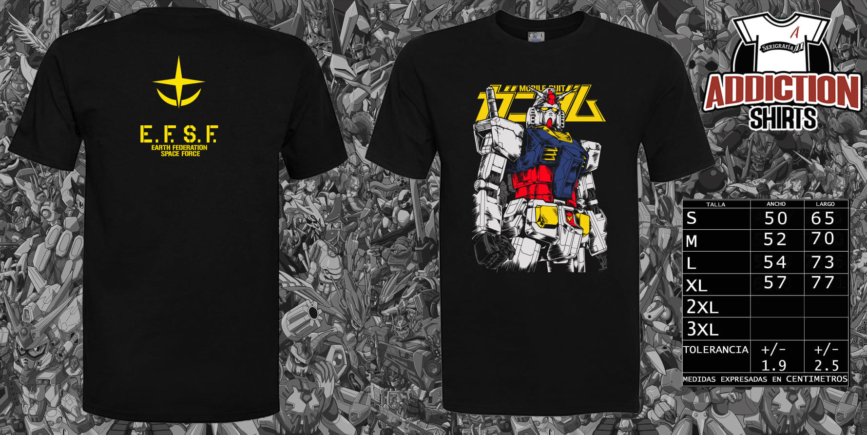 E.F.S.F RX-78 Gundam Shirt