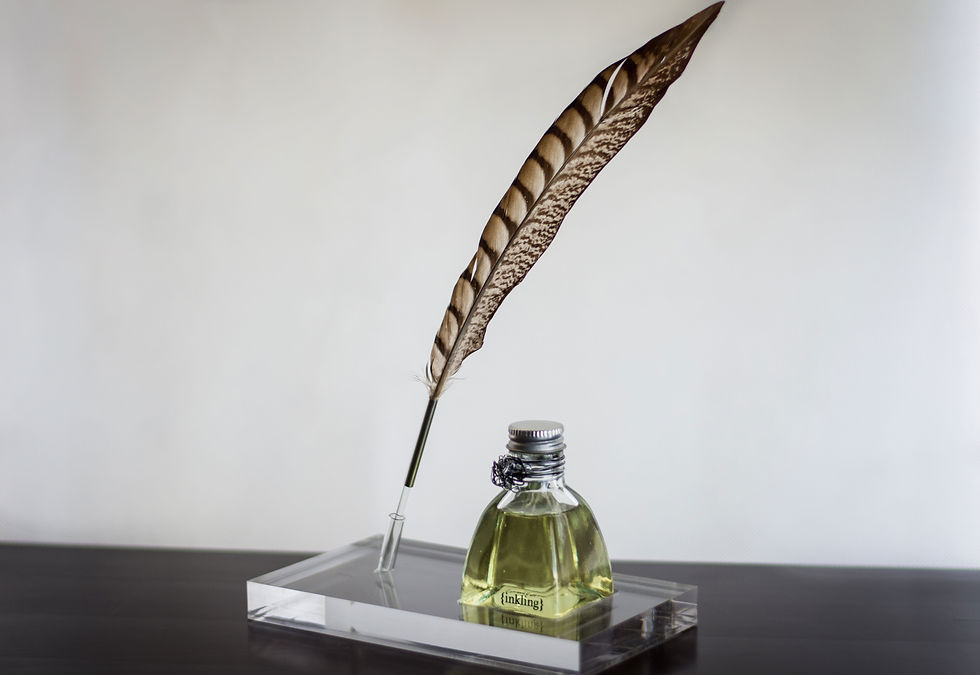 Thumbnail: Inkwell and Quill set