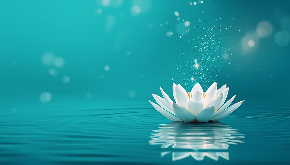 lucid-origin_White_lotus_flower_floating_on_calm_turquoise_water_surface_positioned_on_the