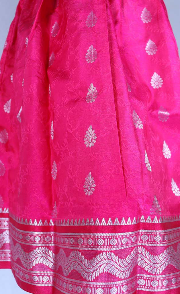 Thumbnail: Pink Silk Butta Parkar Polka
