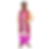 Front view of an Indian man wearing a vibrant Magenta colour Indian traditional dhoti and uparana.