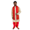 Thumbnail: Red Chhatrapati Dhoti Uparana Set