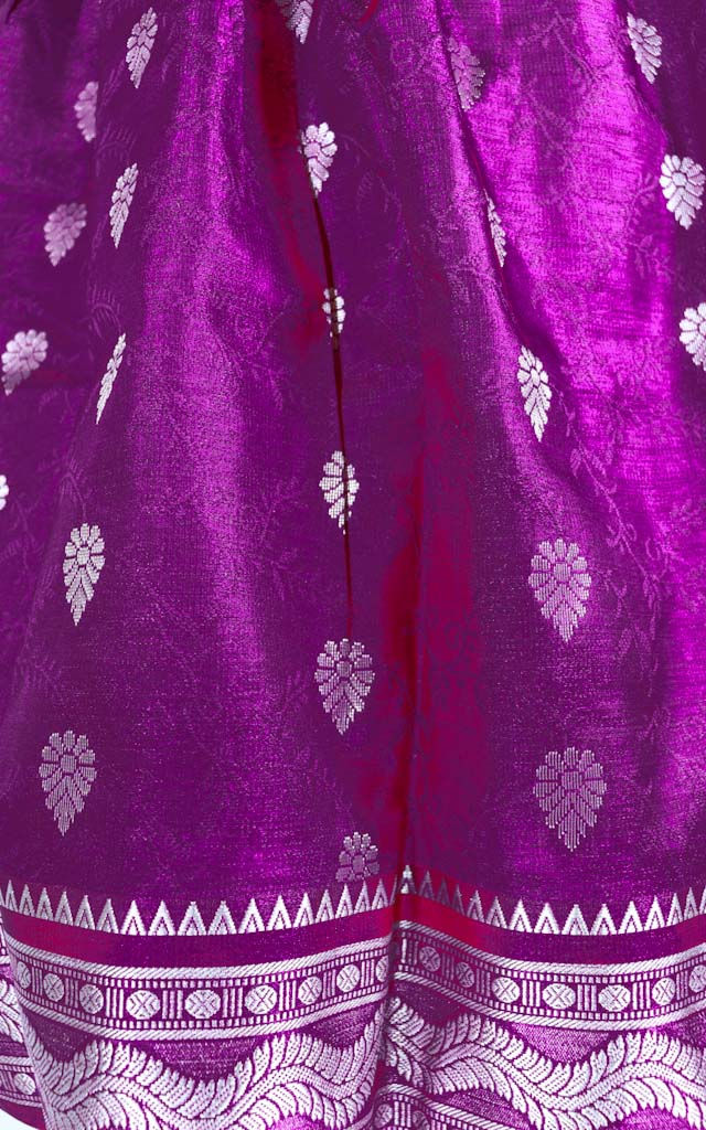 Thumbnail: Magenta Silk Butta Parkar Polka