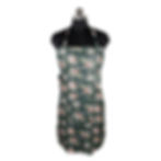 Thumbnail: Dark Green Floral Kitchen Apron
