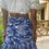 Thumbnail: Indigo Breeze Cotton Skirt