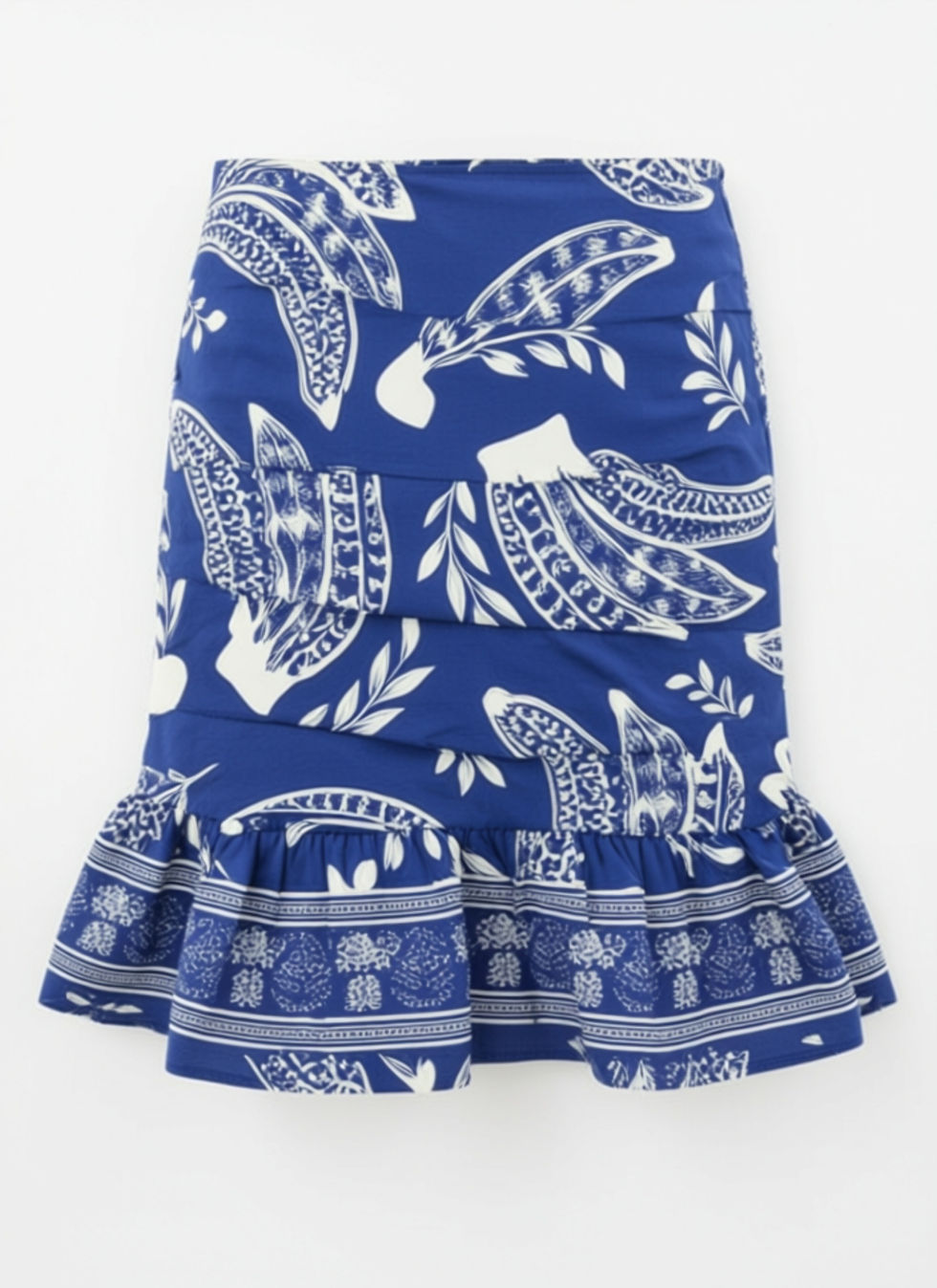 Thumbnail: Indigo Breeze Cotton Skirt