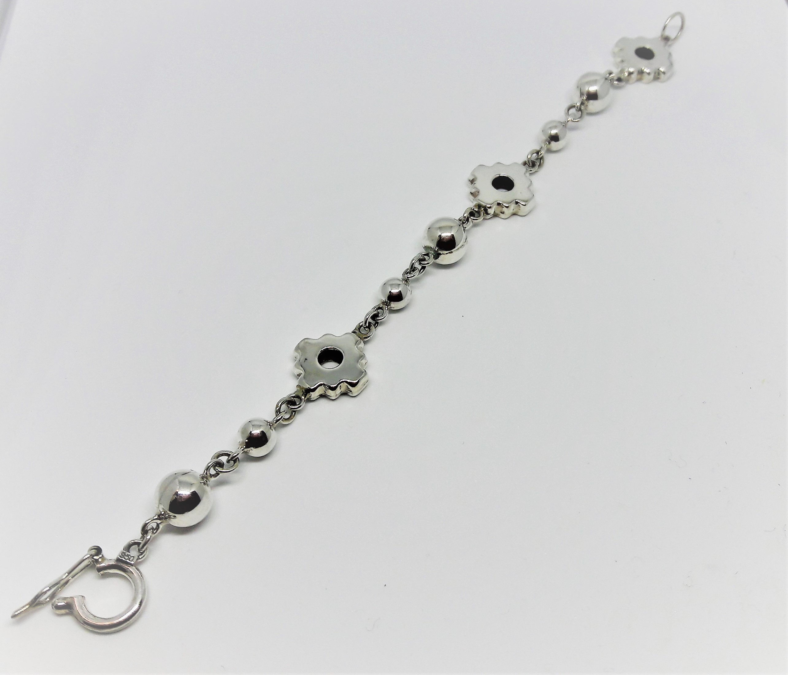 Silver Incacross (Chakana) Bracelet