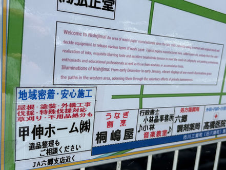 地図案内板