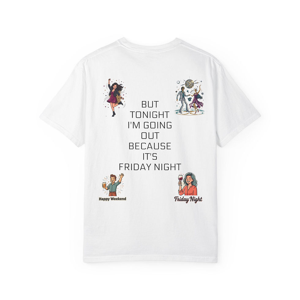 Thumbnail: Unisex Beck Martin Friday Night T-shirt