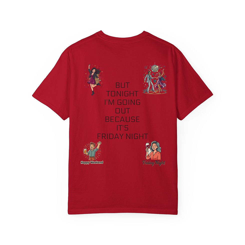 Thumbnail: Unisex Beck Martin Friday Night T-shirt