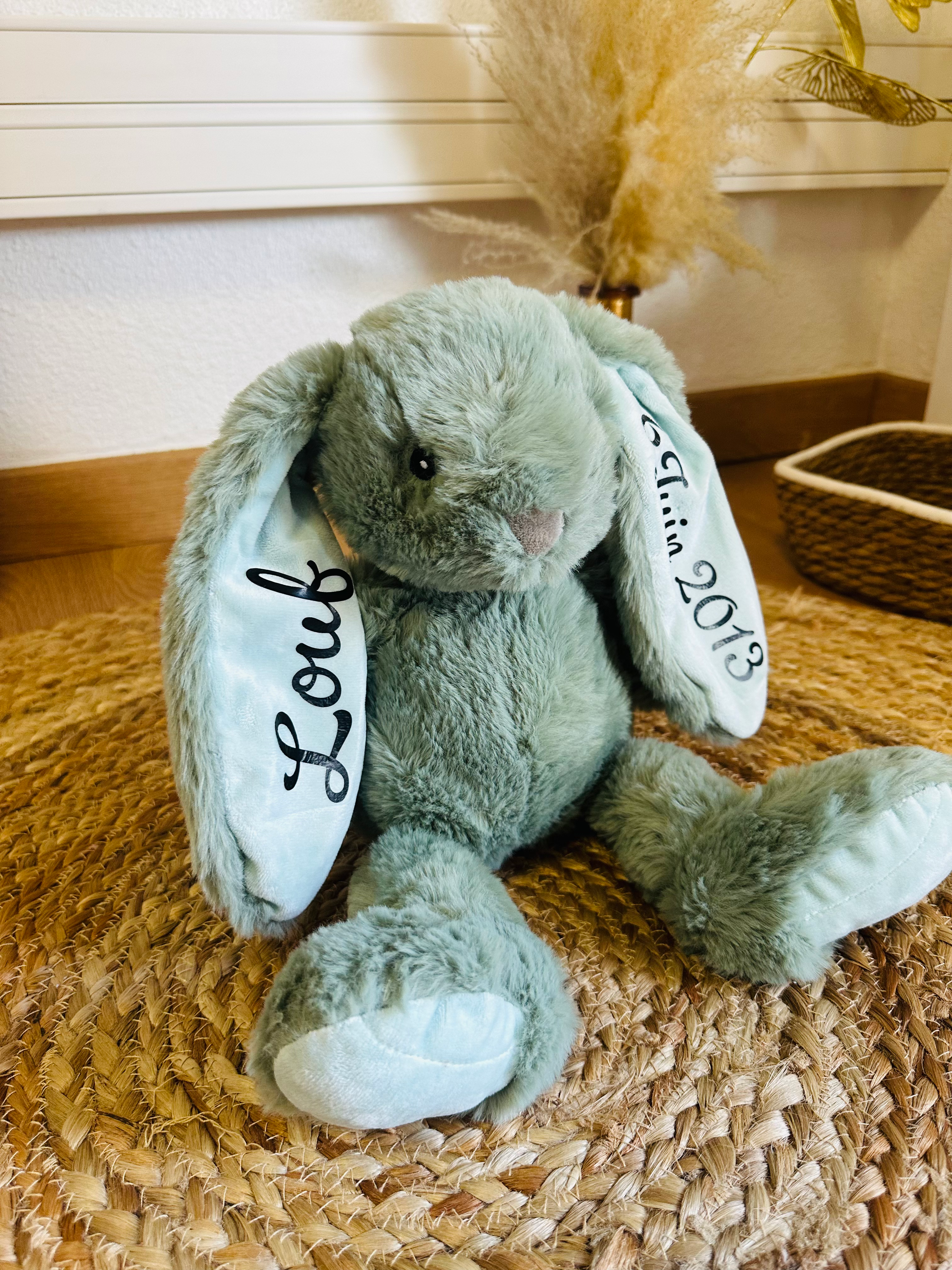 Lapin personnalisé sans motif 
