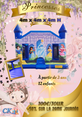 Château Gonflable Princesse