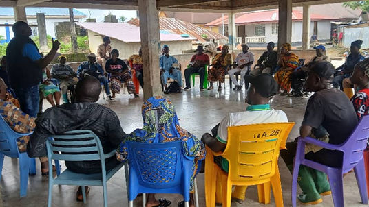 Soro Gbeima Land Committee Receives Training on Land Governance