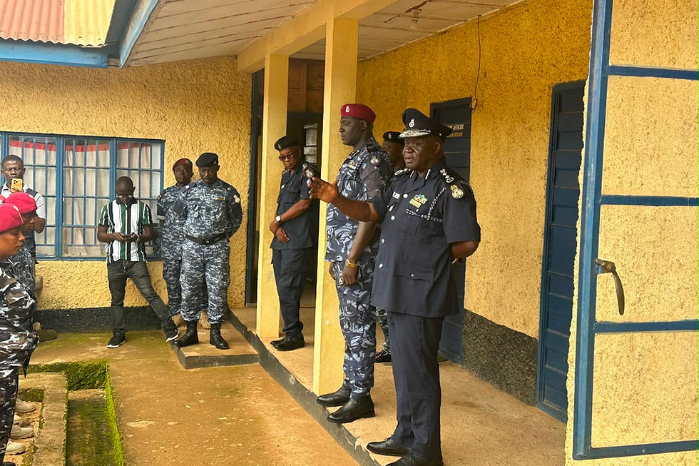 IGP Sellu Visits Kailahun, Promises Reconstruction of Burnt Police Barracks