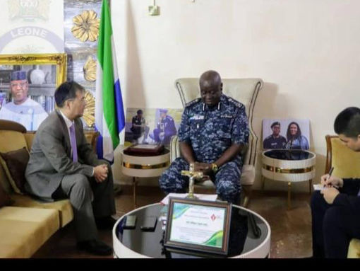 Chinese Ambassador Visits IGP Sellu, Reaffirms Strong China–Sierra Leone Ties