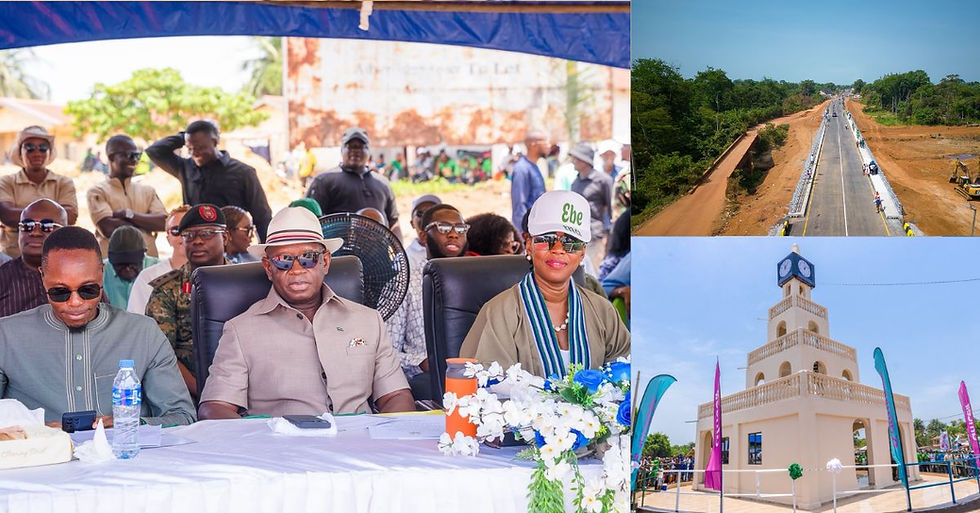 President Bio Commissions Key Infrastructure and Development Projects in Pujehun