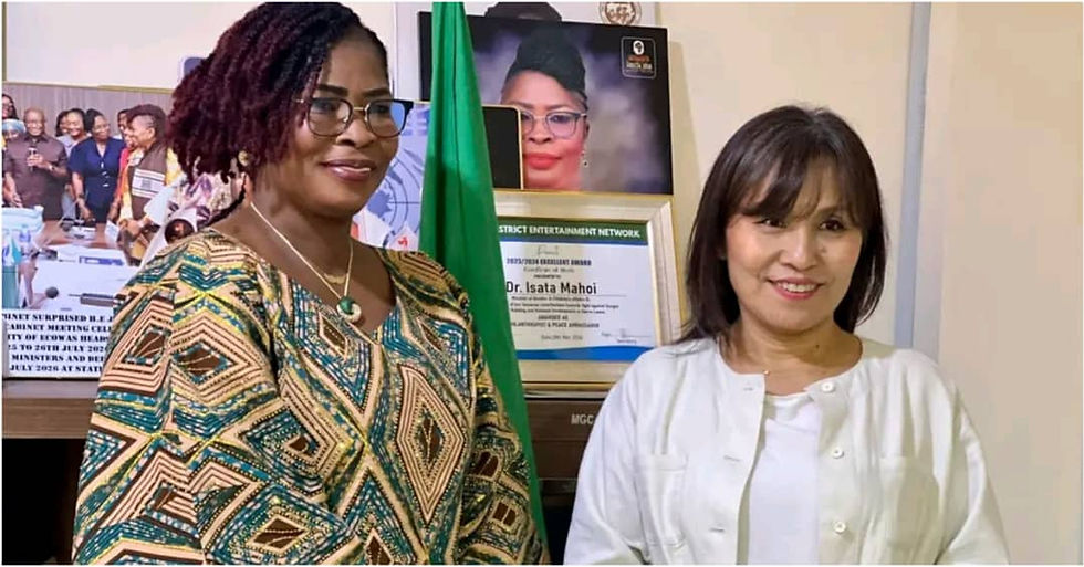 New UNICEF Chief Meets Gender Minister, Pledges Stronger Support for Children