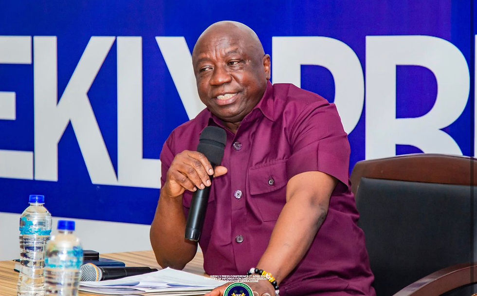 ONS Boss Declares Sierra Leone One of World’s Most Peaceful Nations