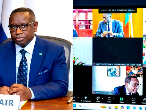 President Bio Chairs Virtual ECOWAS Summit on Guinea-Bissau Coup