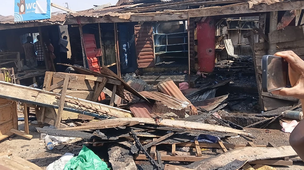 Devastating Fire Hits Kenema: Shops and House Destroyed