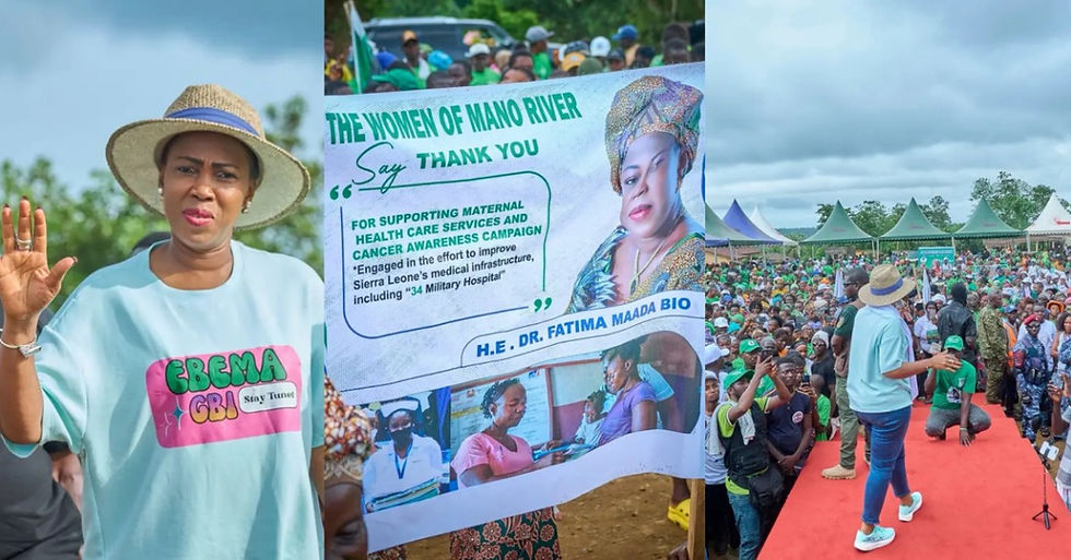 First Lady Launches “Ebema Gbi” Ideology in Pujehun District