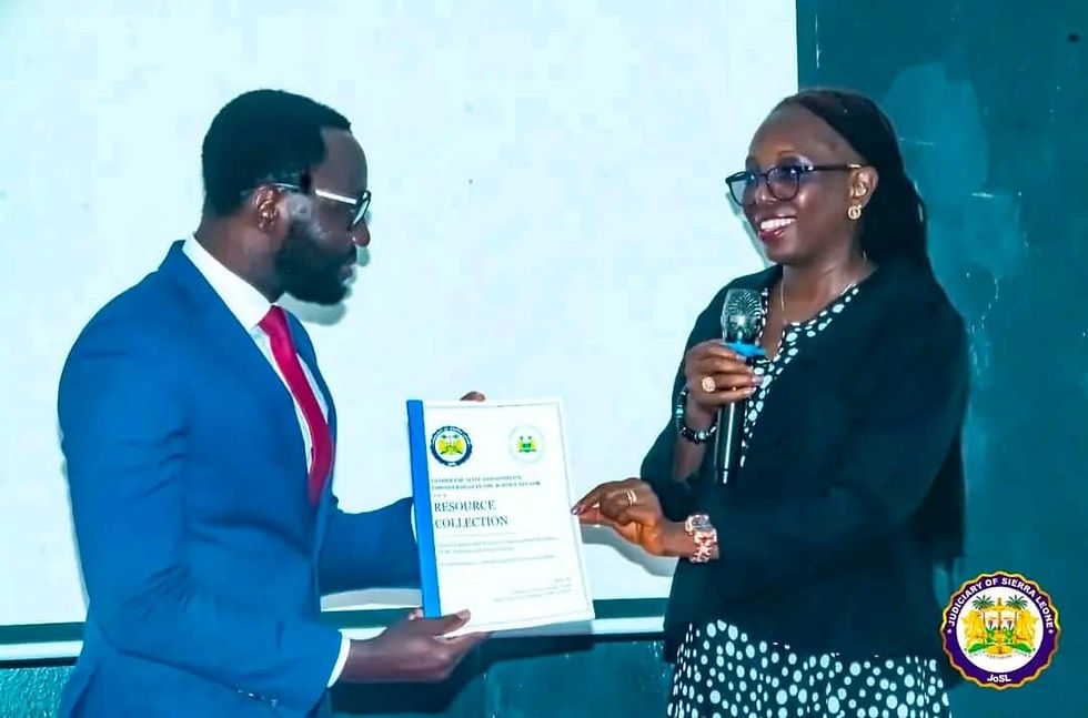 Justice Sector Receives New Resource to Advance Gender Equality, Women’s Empowerment