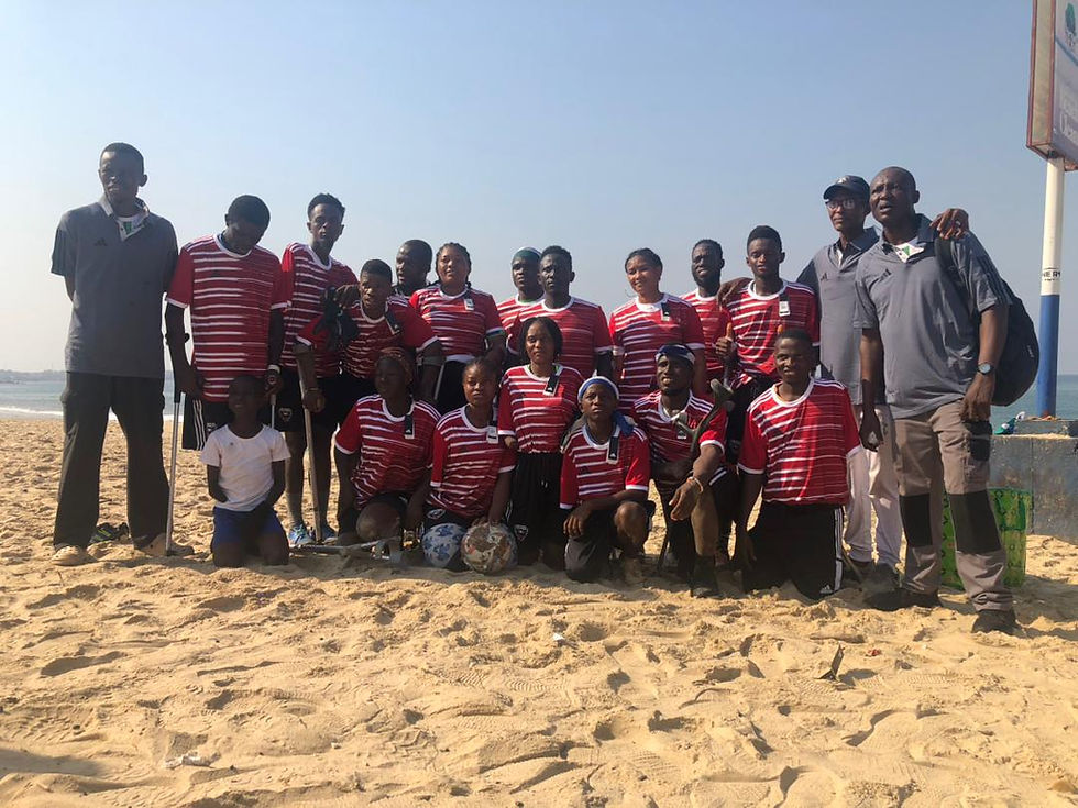 Rudiger Foundation Donates Jerseys to Sierra Leone's Single Leg Amputee Football Teams